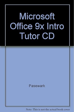 data cd rom for pasewark/pasewarks microsoft office 2000 introductory and advanced course 1st edition