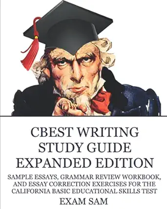 cbest writing study guide   with sample cbest essays cbest english grammar review workbook and essay