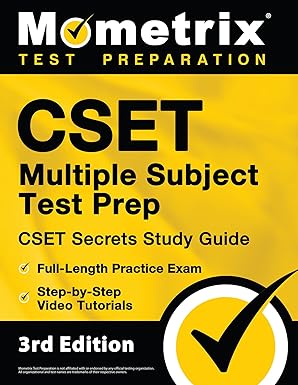 cset multiple subject test prep cset secrets study guide full length practice exam step by step video