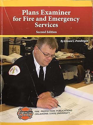 plans examiner for fire and emergency services 1st edition ifsta 0879396083, 978-0879396084