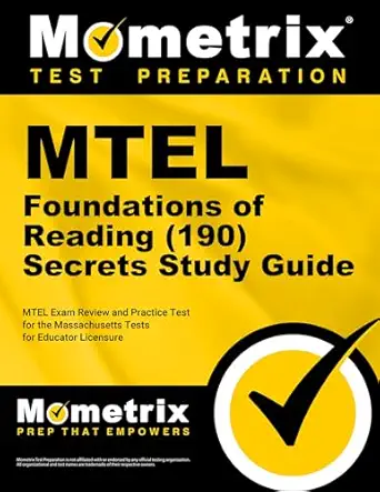 mtel foundations of reading secrets study guide mtel exam review and practice test for the massachusetts