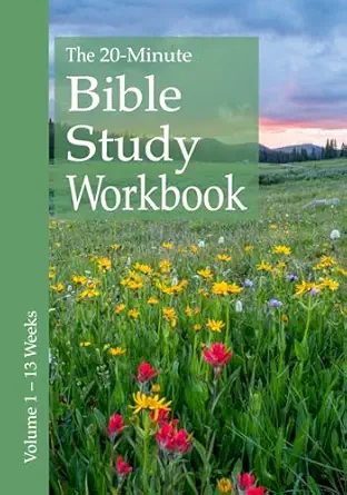 the 20 minute bible study workbook volume 1 john romans ruth exodus 1 24 and hebrews 1st edition j a marucci