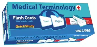 medical terminology 1000 flash cards a quickstudy tool 1st edition corinne linton 1423251393, 978-1423251392
