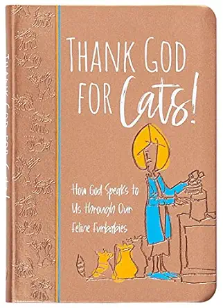 thank god for cats how god speaks to us through our feline furbabies a perfect gift for cat lovers 1st