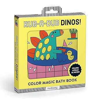 rub a dub dinos color magic bath book 1st edition mudpuppy ,teresa bella n 0735375062, 978-0735375062