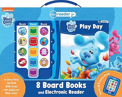nickelodeon blues clues and you me reader jr electronic reader and 8 sound book library pi kids 1st edition