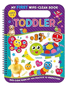 my first wipe clean toddler activities to help kids trace write and learn 1st edition kidsbooks publishing