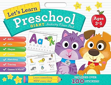 lets learn preschool floor pad 1st edition kidsbooks 1638540977, 978-1638540977