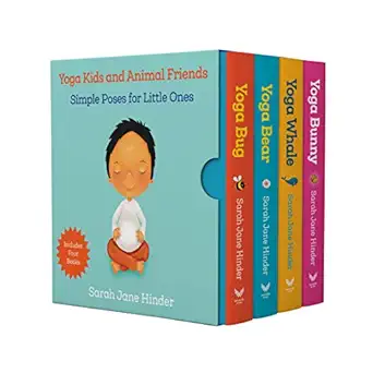 yoga kids and animal friends boxed set simple poses for little ones 1st edition sarah jane hinder 1683648110,