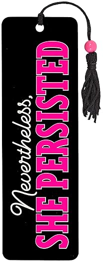 nevertheless she persisted beaded bookmark 1st edition inc peter pauper press 144132559x, 978-1441325594