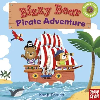 bizzy bear pirate adventure 1st edition benji davies 0763665193, 978-0763665197