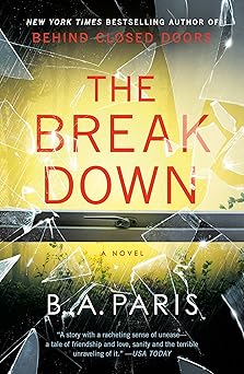 the breakdown a novel 1st edition b a paris 1250179831, 978-1250179838
