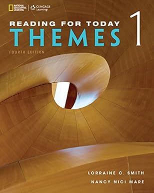 reading for today 1 themes 1st edition lorraine smith ,nancy mare 130557995x, 978-1305579958