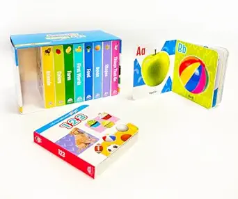 little hippo books brilliant baby my first library mini 10 board book library for kids and baby first words