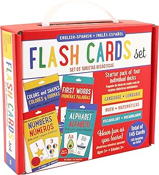 bilingual flash cards value pack spanish and english 1st edition peter pauper press 144133811x, 978-1441338112