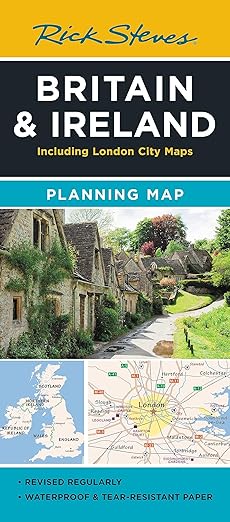 rick steves britain and ireland planning map including london city map 1st edition rick steves 1641715952,