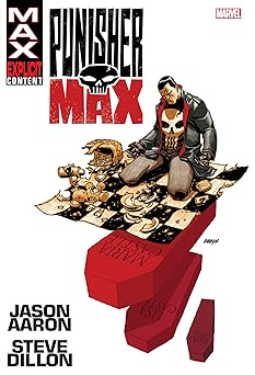 punisher max by aaron and dillon omnibus dave johnson cover new printing 1st edition jason aaron ,steve