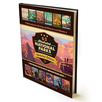 63 national parks   hard cover coffee table book hardcover nathan anderson and joel anderson hardcover nathan