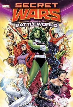 secret wars battleworld omnibus vol 1 jim cheung cover 1st edition marvel various 1302959689, 978-1302959685