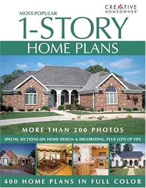 most popular 1 story home plans 1st edition jennifer doolittle 158011184x, 978-1580111843