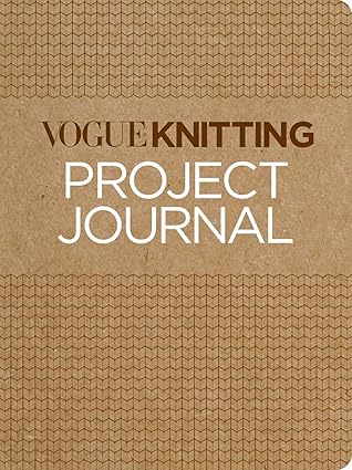 voguea knitting project journal 1st edition vogue knitting magazine 1970048018, 978-1970048018