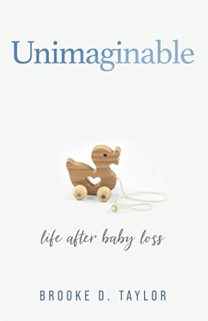 unimaginable life after baby loss 1st edition brooke d taylor 0578849453, 978-0578849454
