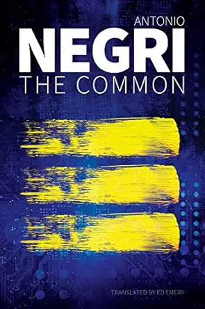 the common 1st edition antonio negri ,ed emery 1509544275, 978-1509544271