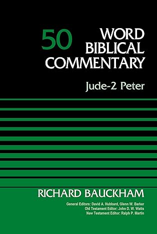 jude 2 peter volume 50 1st edition dr richard bauckham ,david allen hubbard ,glenn w barker ,john d w watts
