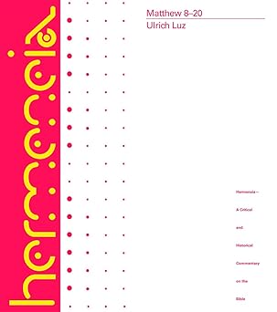 matthew 8 20 a commentary on the gospel of matthew 1st edition james e crouch ,ulrich luz ,helmut koester