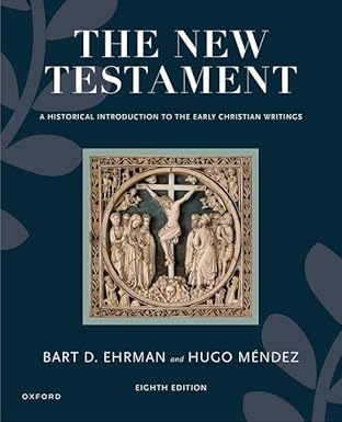 the new testament a historical introduction to the early christian writings 1st edition bart d ehrman ,hugo
