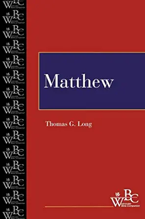 matthew 1st edition thomas g long 0664252575, 978-0664252571