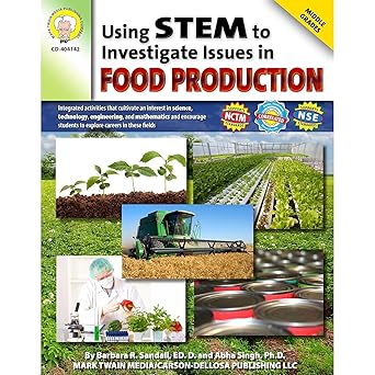 mark twain using stem to investigate issues of food production science workbook steam activity book with