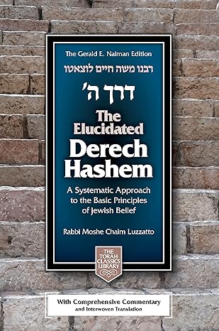 the elucidated derech hashem 1st edition rabbi abba zvi naiman 1598269127, 978-1598269123
