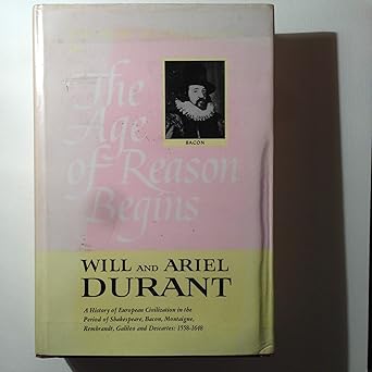 the age of reason begins 1st edition will durant ,ariel durant 0671013203, 978-0671013202