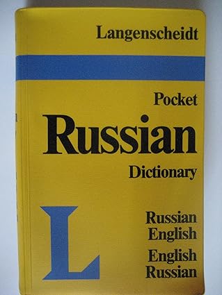 pocket russian dictionary russian english/english russian 1st edition langenscheidt publishers 0887291082,