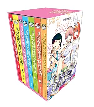 the quintessential quintuplets part 1 manga box set 1st edition negi haruba 1646512537, 978-1646512539
