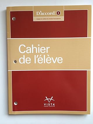daccord 2015 l1 cahier de leleve 1st edition josa c a blanco 1626802017, 978-1626802018