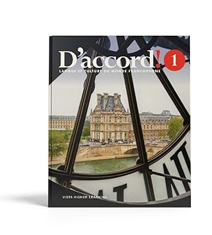 daccord 2019 level 1 textbook + supersite plus code 1st edition vista higher learning 1680057995,