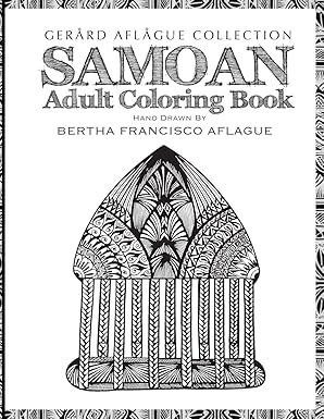 samoan adult coloring book 1st edition gerard aflague ,mary aflague ,bertha aflague 1548377368, 978-1548377366