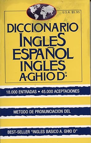 diccionario ingles espanol ingles a ghiod 1st edition giron books 956707903x, 978-9567079032