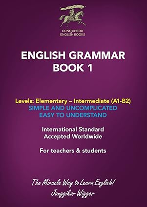 english grammar book 1 levels elementary intermediate 1st edition janggikor wigger 390593602x, 978-3905936025