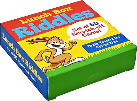 lunch box riddles scratch off deck 1st edition peter pauper press 1441341277, 978-1441341273