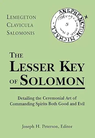 the lesser key of solomon 1st edition joseph h peterson 157863220x, 978-1578632206