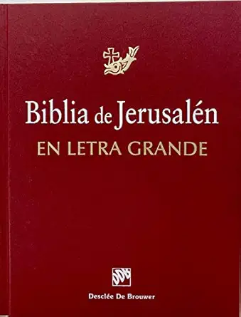 biblia de jerusalan en letra grande 1st edition escuela ba blica de jerusala c n 8433014080, 978-8433014085