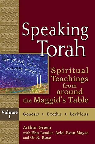 speaking torah vol 1 spiritual teachings from around the maggids table 1st edition rabbi ebn leaderariel evan