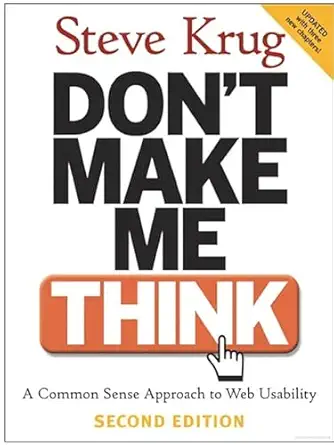 dont make me think a common sense approach to web usability 1st edition steve krug 0321344758, 978-0321344755