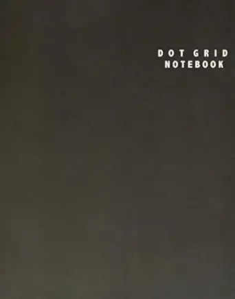 dot grid notebook large 106 dotted pages black dotted notebook/journal 1st edition lila notebooks 1545371148,