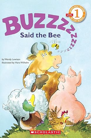 buzz said the bee grade 1 1st edition wendy cheyette lewison ,hans wilhelm 059044185x, 978-0590441858
