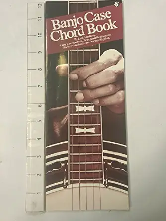banjo case chord book compact reference library 1st edition larry sandberg 0825623774, 978-0825623776