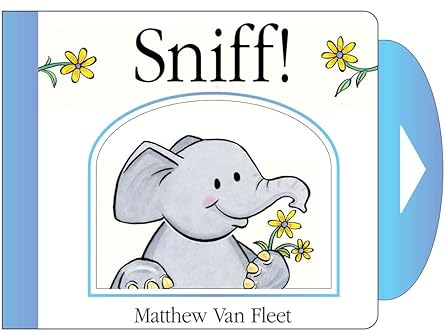 sniff mini board book 1st edition matthew van fleet 1442460504, 978-1442460508